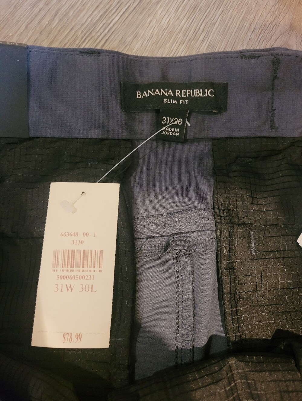 NWT Banana Republic Luxe City Pants Slim Fit Gray 31x30 - Picture 4 of 10